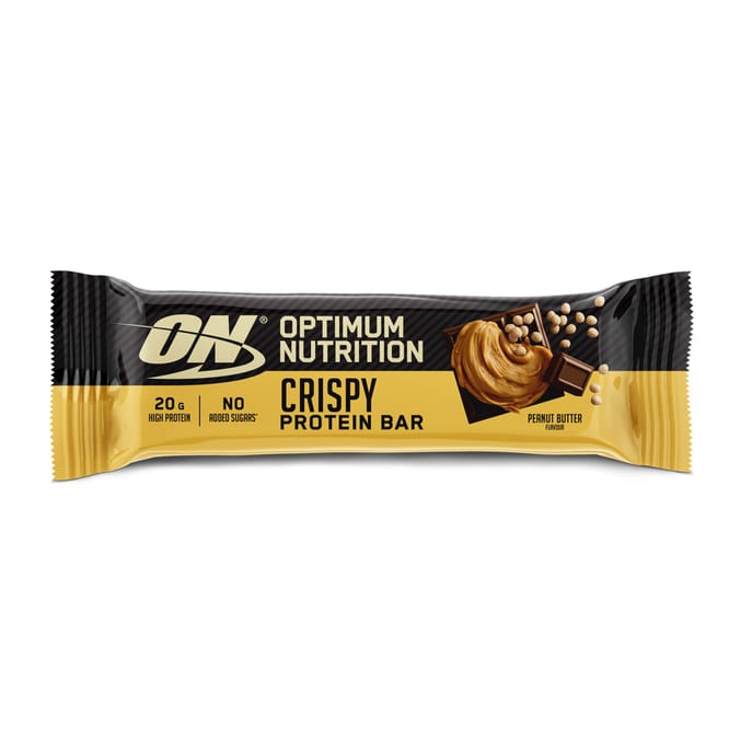 Optimum Nutrition Crispy Protein Bar 10 Pack - Peanut Butter