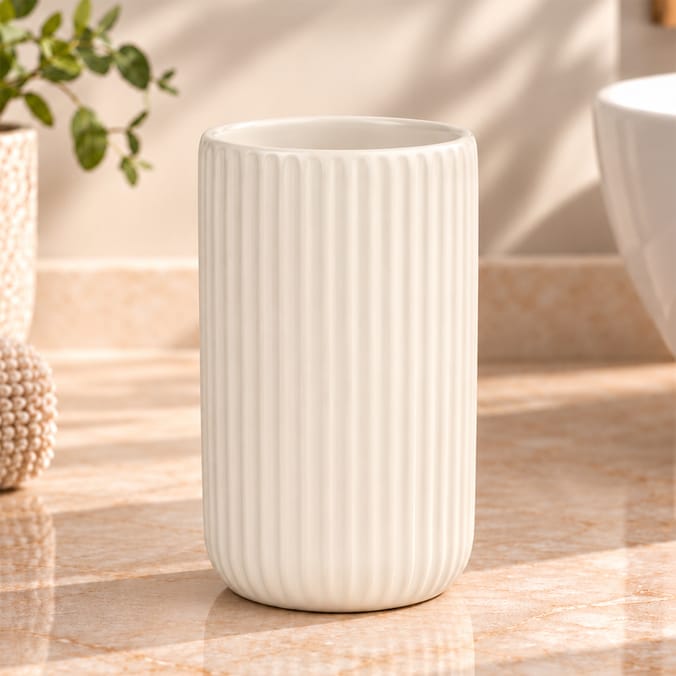  Ribbed Ceramic Tumbler