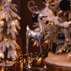 Frosted Spirit Metal Reindeer