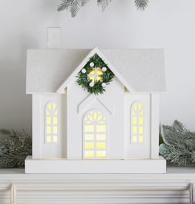 Nordic Spirit LED Light Up Wooden House 