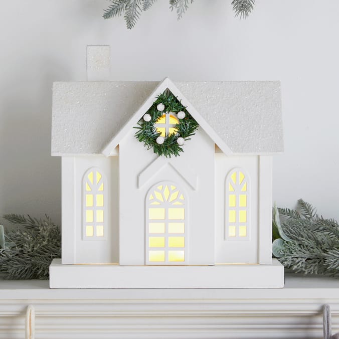 Nordic Spirit LED Light Up Wooden House