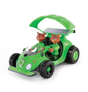 Mille Bornes Challenge Vehicle & Figure Playset - Robby & Bobby