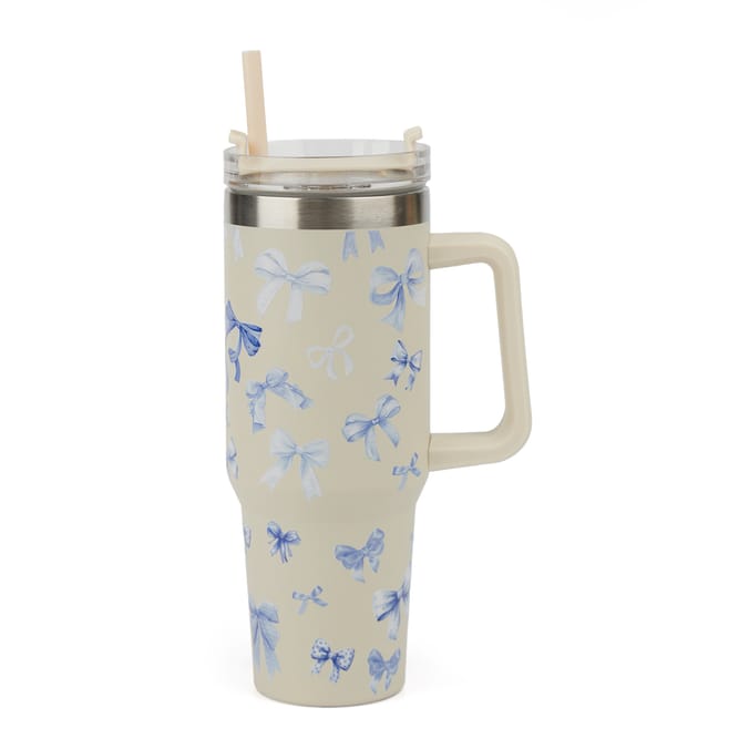 Large Printed Tumbler - Bow