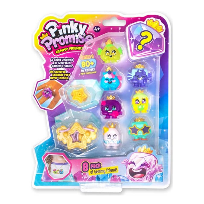 Pinky Promise Gemmy Friends Figure 8 Pack