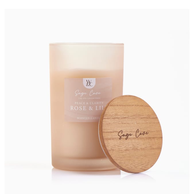 Sage Cove Scented Candle Jar 210g - Peace & Clarity