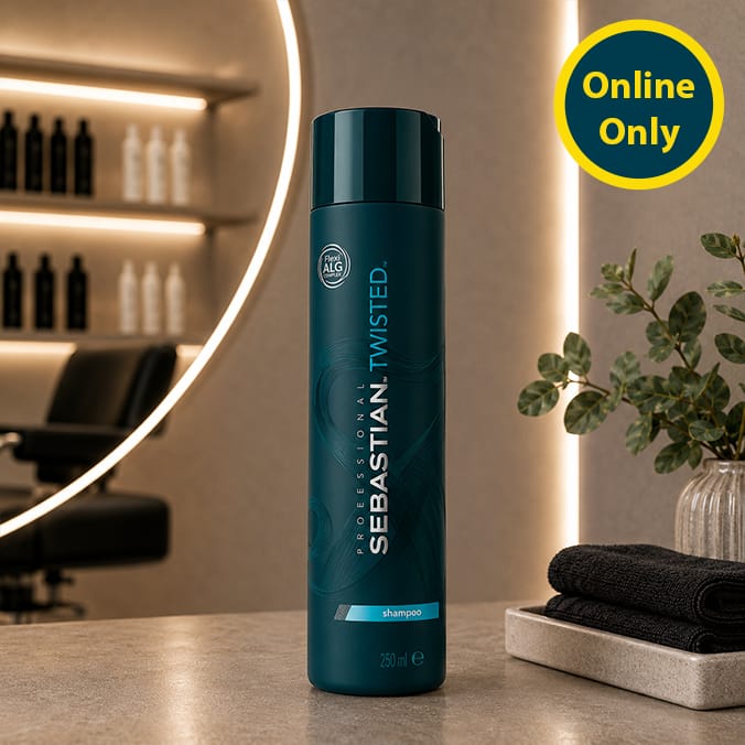 Sebastian Professional Twisted Elastic Detangler For Curls Shampoo 250ml