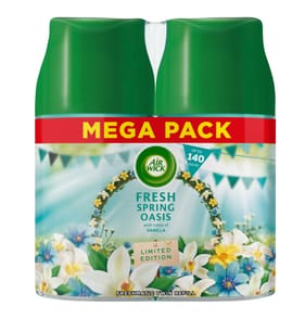 Air Wick Fresh Spring Oasis Freshmatic Autospray Twin Refill 2x250ml