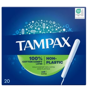 Tampax Super Tampons With Applicator 20 Pack