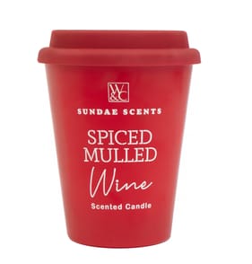  Sundae Scents Travel Mug Scented Candle 300g - Spiced Mulled Wine