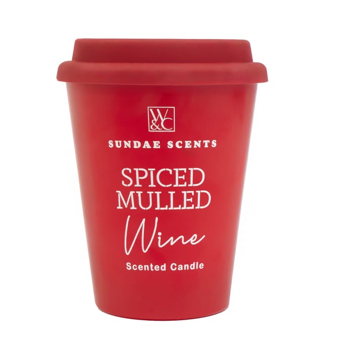  Sundae Scents Travel Mug Scented Candle 300g - Spiced Mulled Wine