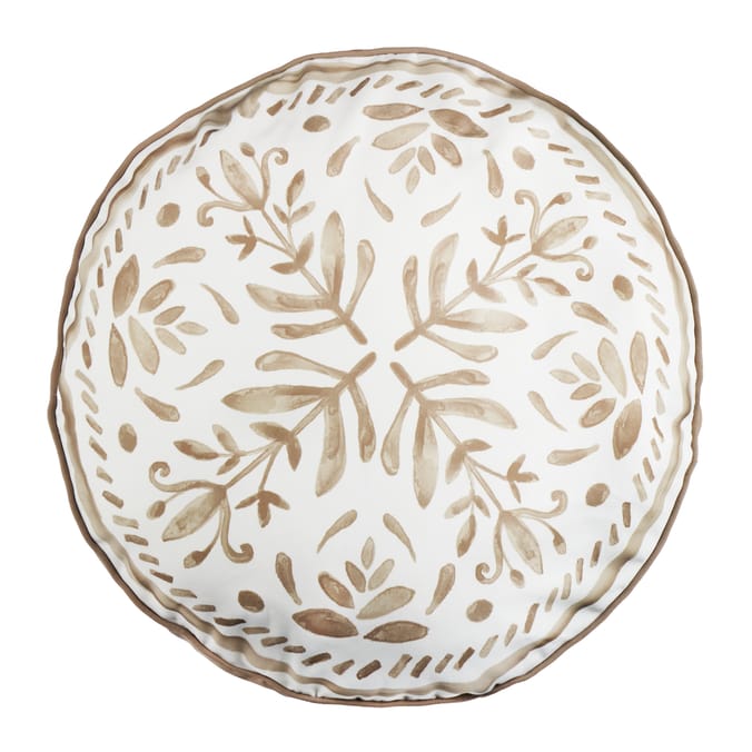 The Lifestyle Edit Coastal Retreat Round Floor Cushion