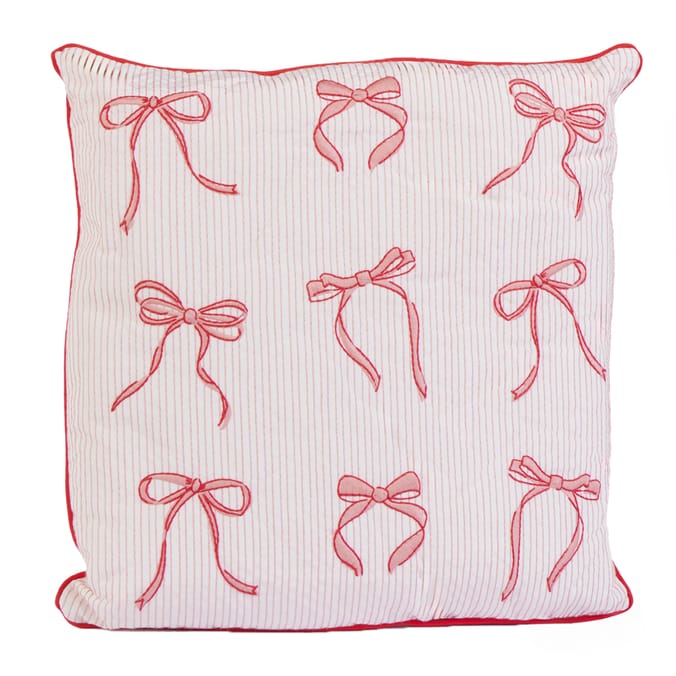 The Lifestyle Edit Bow Cushion
