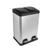 Kitchen Solutions Twin Recycling Pedal Bins 40l