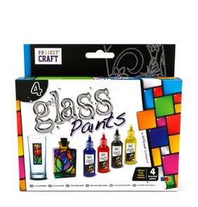 Project Craft Glass Paints 4 Pack
