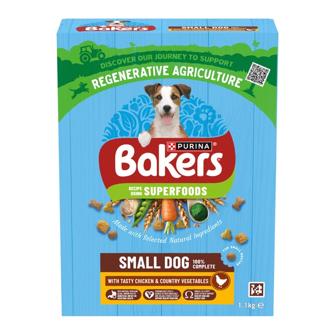 Bakers Superfoods Small Dog Chicken Dry Dog Food 1.1kg