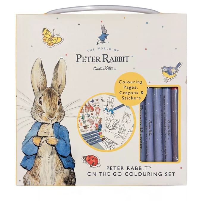 Peter Rabbit On The Go Colouring Set