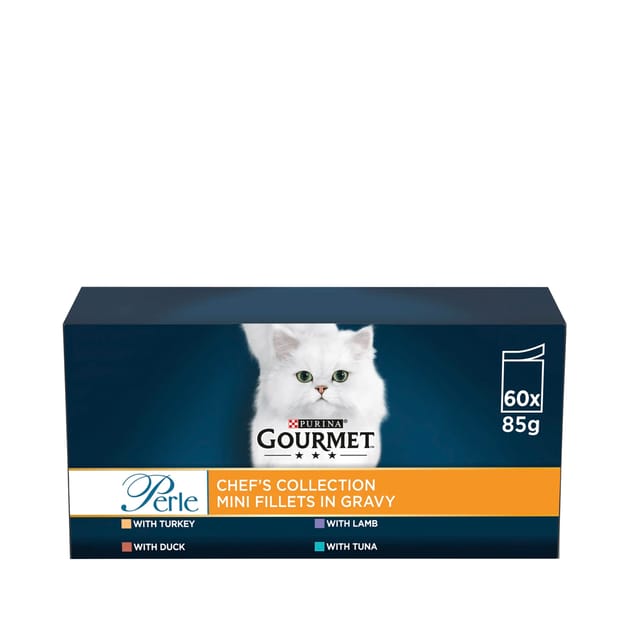 Gourmet cat food 60 pouches best sale
