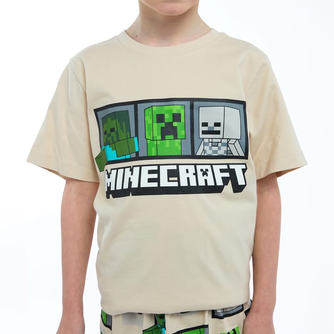 Minecraft Short Sleeve Pyjama Set