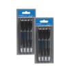 Stationery Store 4 Easy Grip Ballpoint Pens x2