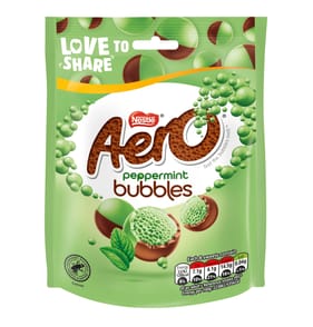 Aero Bubbles Peppermint Sharing Bag 92g