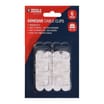 Spear & Jackson Adhesive Cable Clips 6 Pack