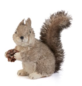 Winter Charm Sitting Squirrel Plush