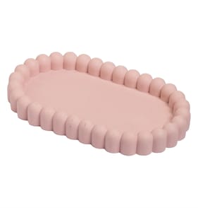 Bath Bubble Resin Bathroom Tray - Pink