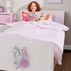 Liberty House Toys Kids White Single Bed – Princess and Unicorn
