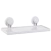 Everyday Essentials Plastic Suction Shelf