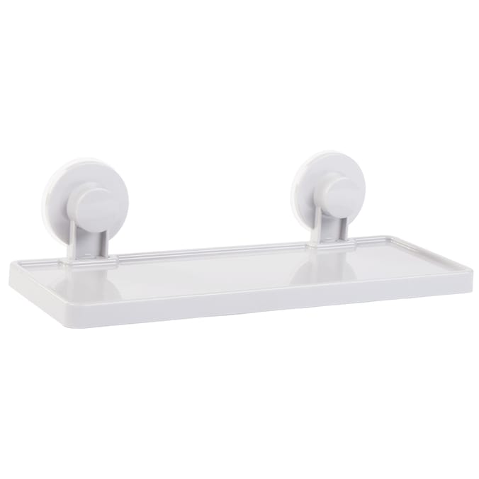 Everyday Essentials Plastic Suction Shelf