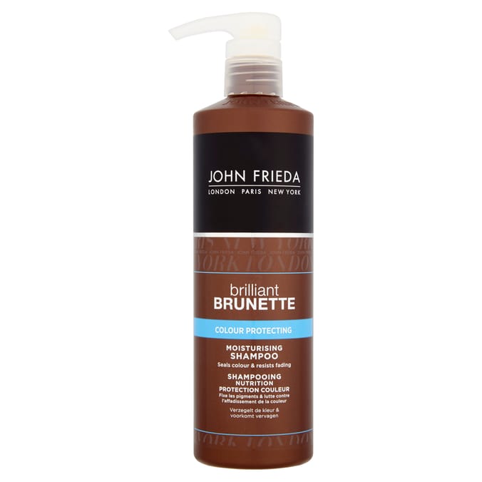 John Frieda Brilliant Brunette Colour Protecting Moisturising Shampoo 500ml