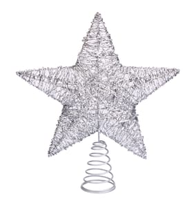 Festive Feeling Star Tree Topper - Silver