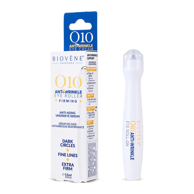 Biovene Q10 Firming Anti-Ageing Under Eye Serum Roller 15ml