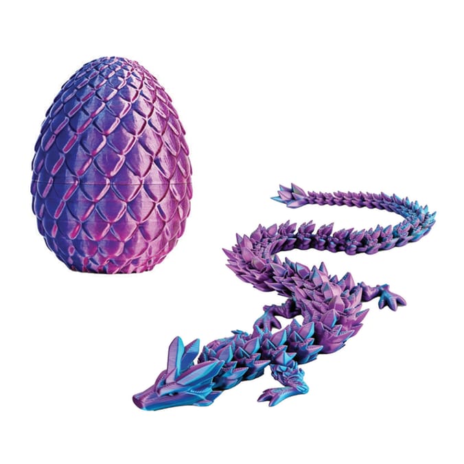 Fidget Fun 3D Printed Dragon Egg & Surprise Dragon