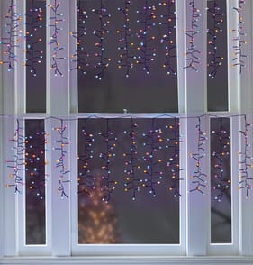 Prestige Mains Operated 425 LED Cluster Curtain Lights - Multi