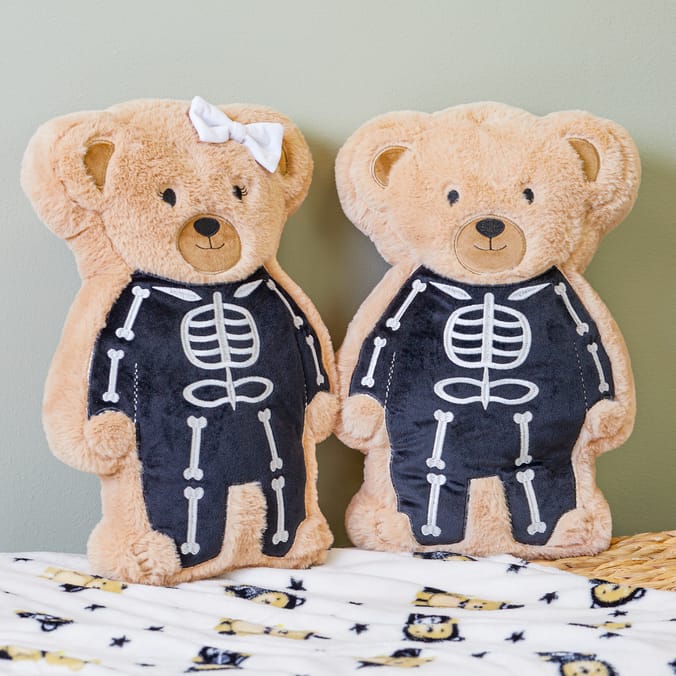Hallow Scream Skeleton Bear Cushion 