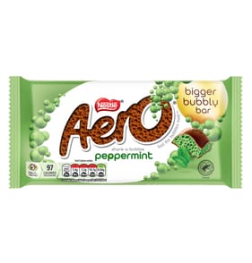 Aero Large Peppermint Chocolate Sharing Bar 145g