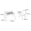 Liberty House Toys White Writing Multi-Purpose Table and Chair Set