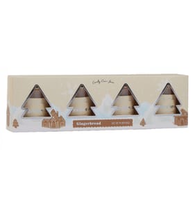 Candy Cane Lane Votive 4 Pack - Gingerbread 