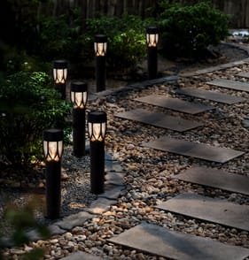 Firefly Bollard Stake Solar Light