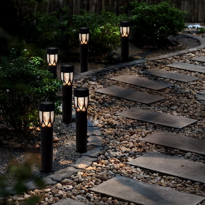 Firefly Bollard Stake Solar Light
