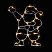 Prestige Battery Operated LED Santa Window Light 27cm
