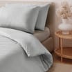 Home Collections Cotton Rich Silver Duvet Cover Set