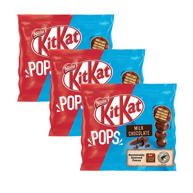 Kit Kat Pops Milk Chocolate Bag 40g x3