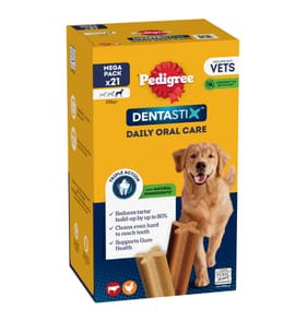 Pedigree Dentastix Daily Dental Chews Large Dog Treat 21s