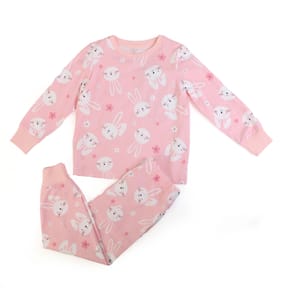 Originals Kids Bunny Pyjama Set Pink - 7-8 Years