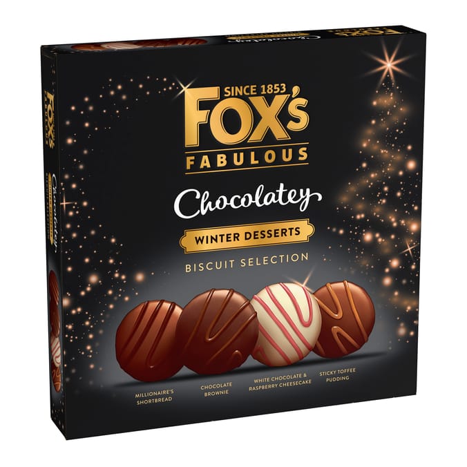Fox's Fabulous Chocolatey Winter Desserts Biscuit Selection 250g