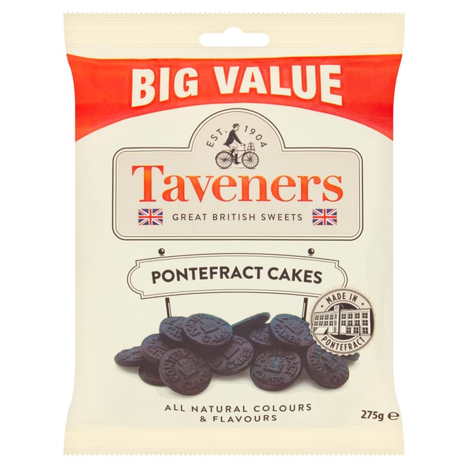 Taveners Pontefract Cakes 275g