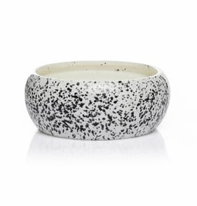 The Outdoor Edit Citronella Ceramic Candle Jar - Black