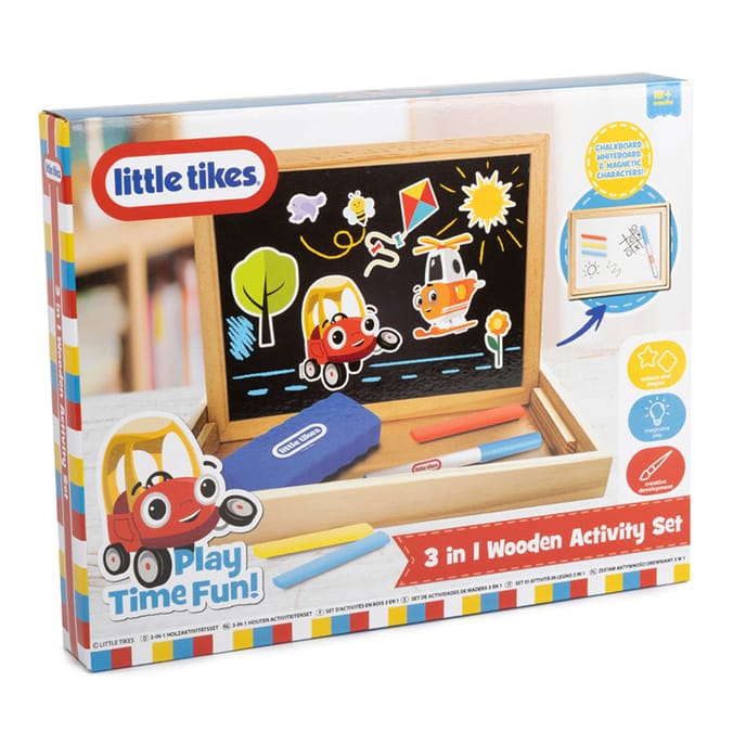 Little Tikes 3-In-1 Wooden Activity Play Set